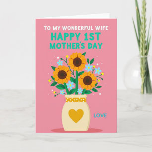Radiant Floral Blooms Art Card