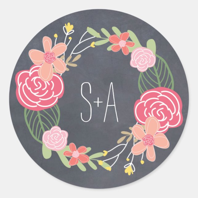 Radiant Florals Favour Sticker (Front)