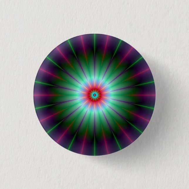 Radiant Flower Button (Front)