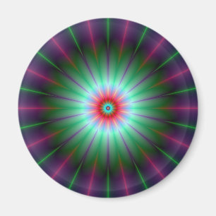 Radiant Flower Magnet