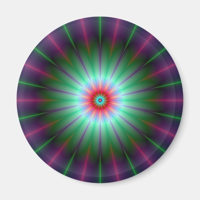 Radiant Flower Magnet (Front)