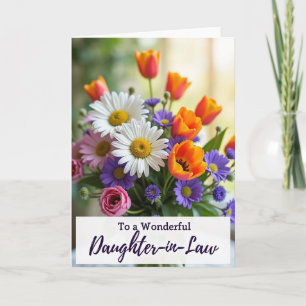 Radiant Flower Mothers Card