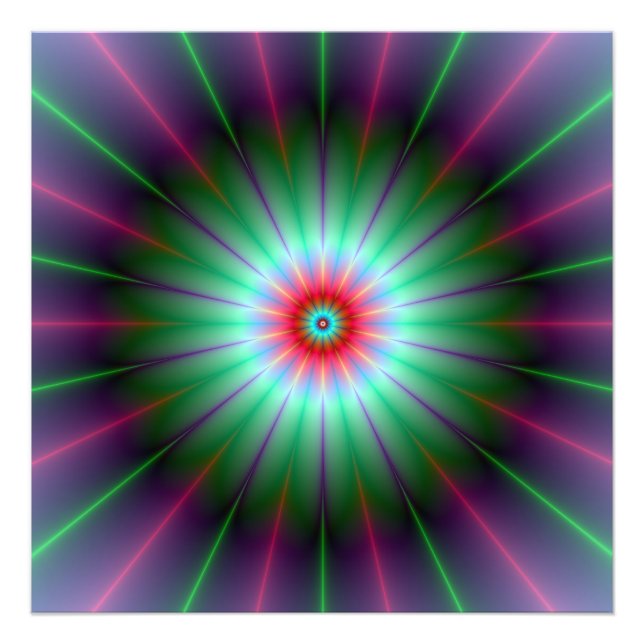 Radiant Flower Photo Print (Front)