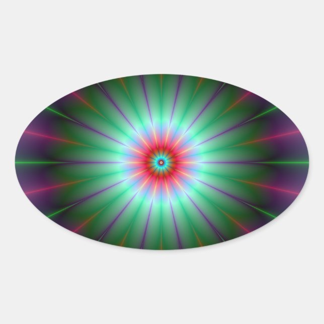 Radiant Flower Sticker (Front)