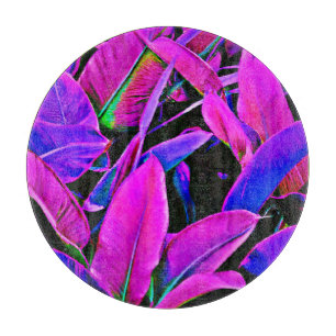 Radiant Foliage Elegance Pattern Cutting Board
