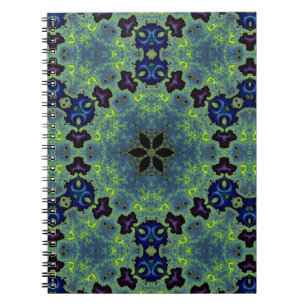 Radiant Fractal Symphony Notebook