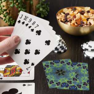 Radiant Fractal Symphony Playing Cards