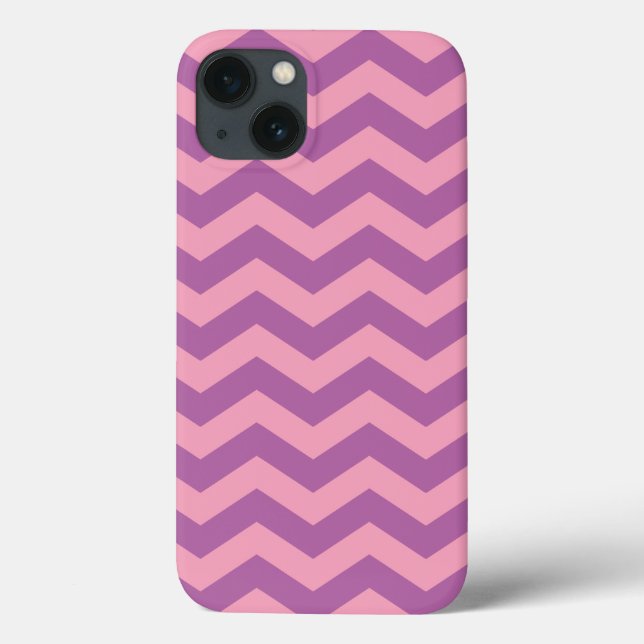Radiant Frosted Orchid Chevrons Case-Mate iPhone Case (Back)