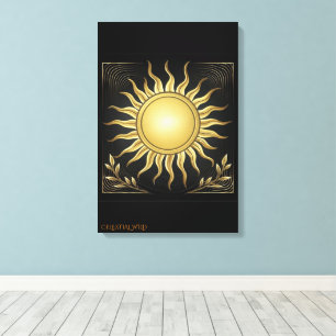 Radiant Geometric Majesty Museum-Quality CANVAS Print