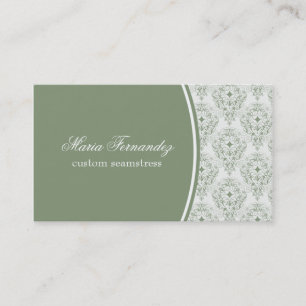 Radiant Glam Business Card, Clover Green Business Card