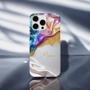  Radiant Gold Glitter iPhone / iPad case