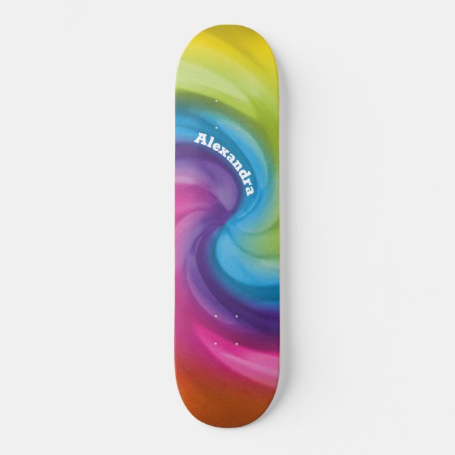 Radiant Gradients Skateboard (Front)