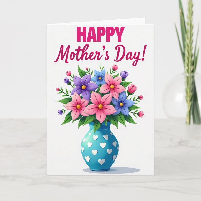 Radiant Gratitude Floral Card (Front)