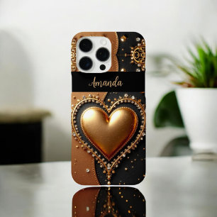 Radiant Heart Diamond iPhone 16 Pro Max Case