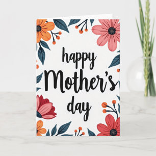 Radiant Heartfelt Moms Day Card