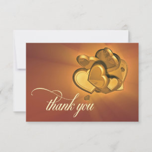 Radiant Hearts Thank You Card (Version 1)