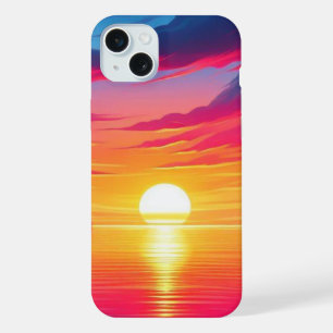 Radiant Horizon: Sunset Glow iPhone 15 Plus Case