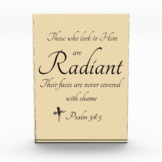Radiant in Him Photo Block (Front)
