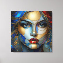 Radiant Innocence - Stained Glass Style