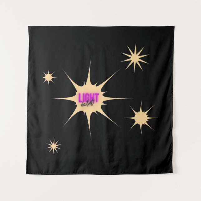 Radiant Light – Modern & Vibrant Style Tapestry (Front)