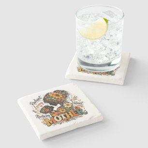 Radiant Loving Nurturing Mother day Stone Coaster