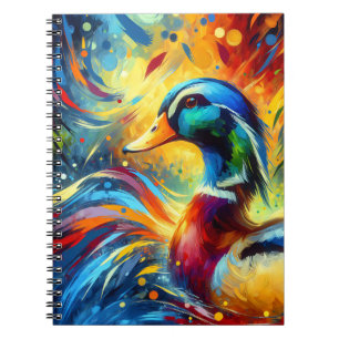 Radiant Mallard Flow Notebook
