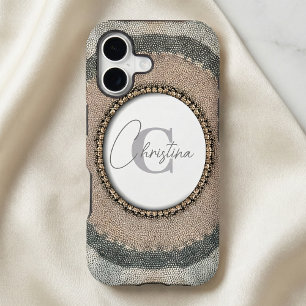 Radiant Mosaic with Timeless Beaded Accents