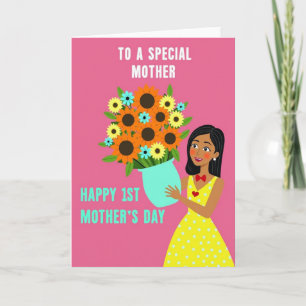 Radiant Mother Floral Day Card