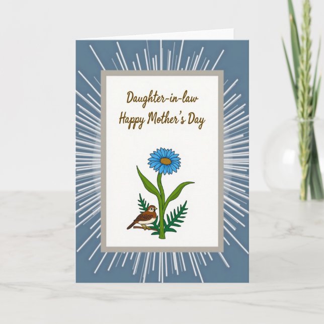 Radiant Mothers Day Rays Card (Front)