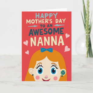 Radiant Mothers Day Smile Card