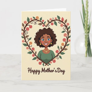 Radiant Mothers Day Vine Card