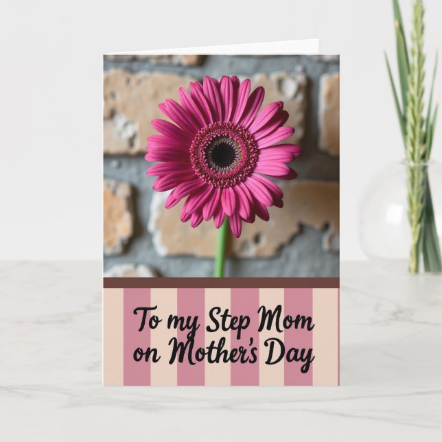 Radiant Mum Floral Tribute Card (Front)