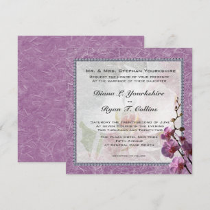 Radiant Orchid Invitation