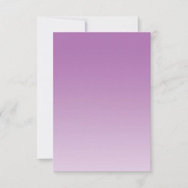Radiant Orchid Twinkle Lights RSVP Card (Front)