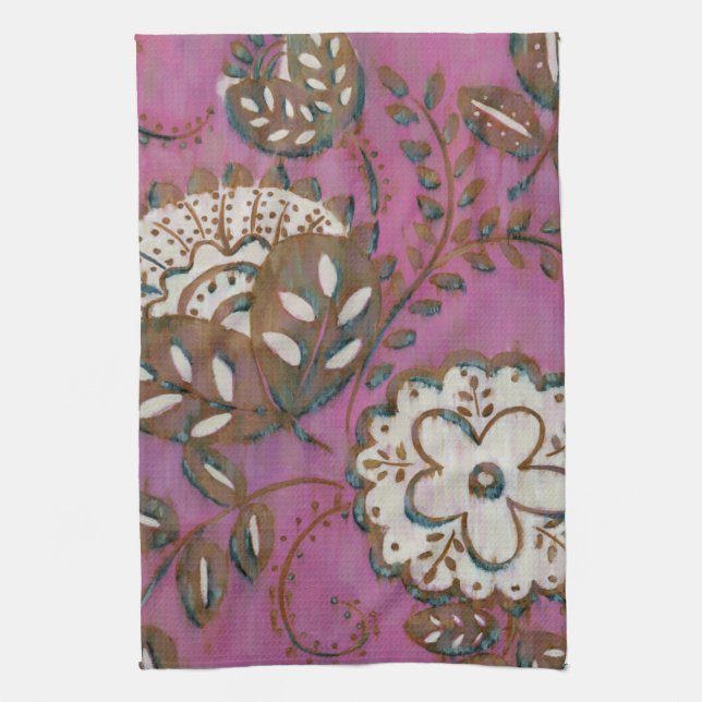 Radiant Ornament I Tea Towel (Vertical)