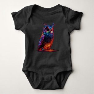 Radiant Owl Baby Bodysuit