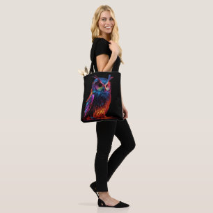 Radiant Owl Tote Bag