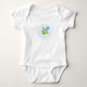 Radiant Pacifier Bodysuit. Baby Bodysuit