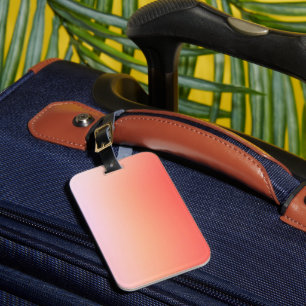 Radiant Pastel Sunset Gradient Luggage Tag