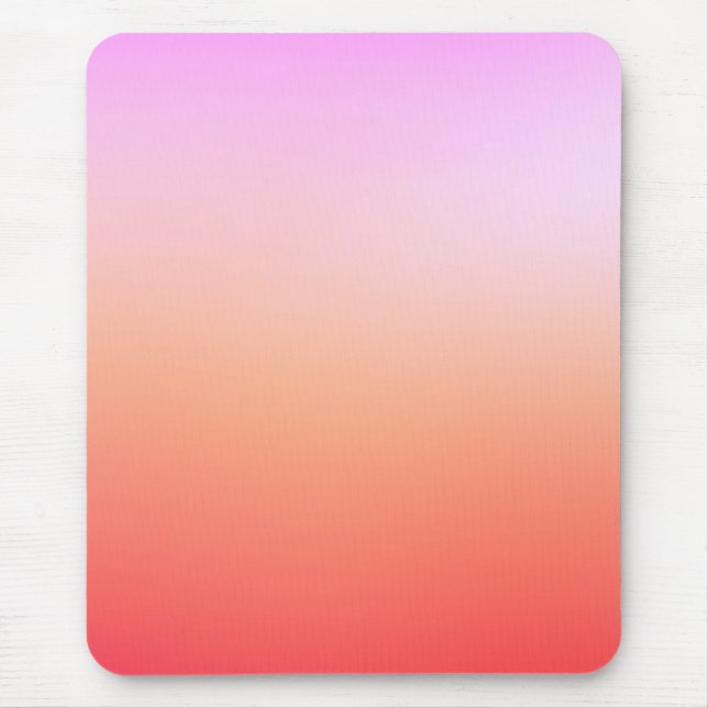 Radiant Pastel Sunset Gradient Mouse Pad (Front)