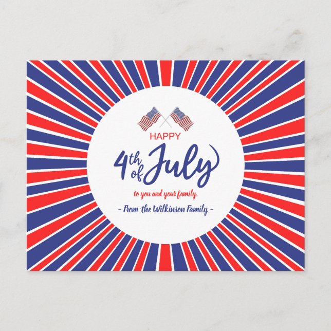 Radiant Patriotic Jubilee Postcard (Front)