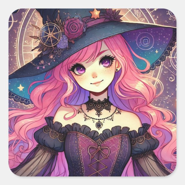 Radiant Pink Dream Aura Sticker Sheet (Front)