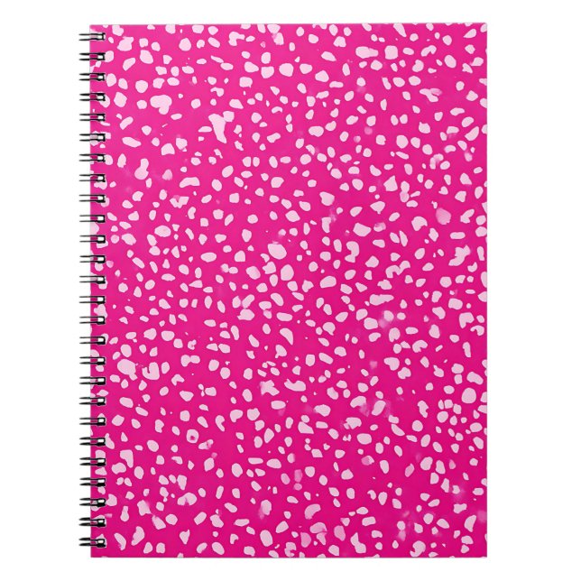 Radiant Pink Marble Notebook (Front)