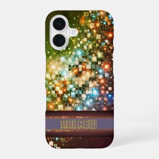 Radiant Pixel Bokeh iPhone 16 Case