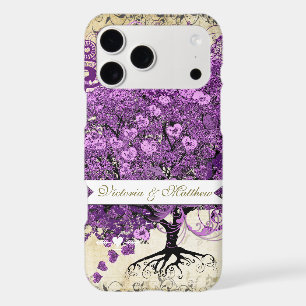 Radiant Purple Heart Leaf Tree Wedding
