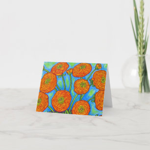 Radiant Ranunculus Note Card
