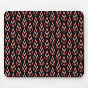 Radiant Red Flickering Flames Mousepad