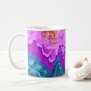"Radiant Reflection" Colourful Abstract Art Coffee Mug
