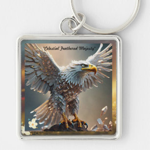 "Radiant Regal Eagle Design" Key Ring