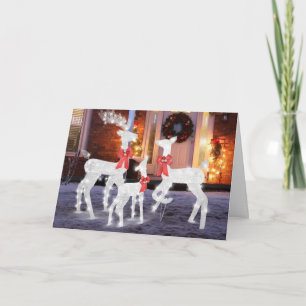 **RADIANT REINDEER WITH COOL CHRISTMAS SPIRIT** CARD